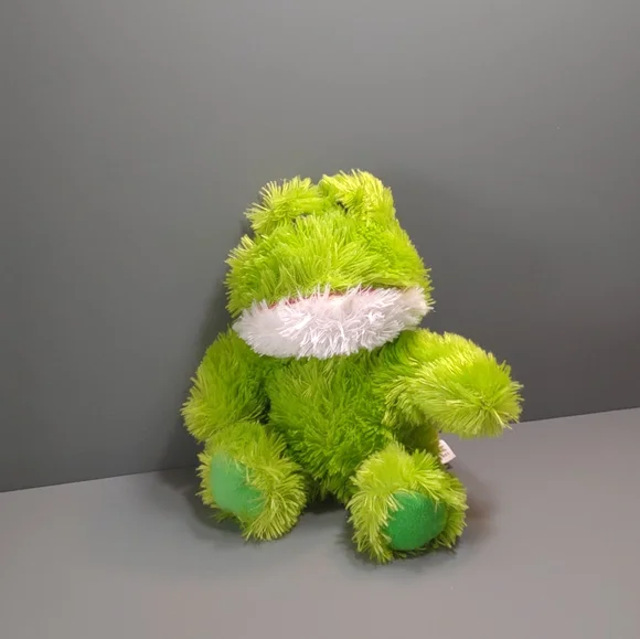 Green Frog Stuffed Animal - Picture 1 of 7